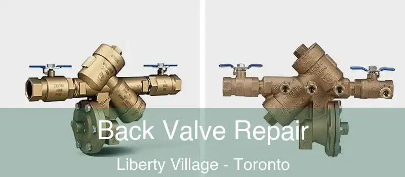 Back Valve Repair Liberty Village - Toronto