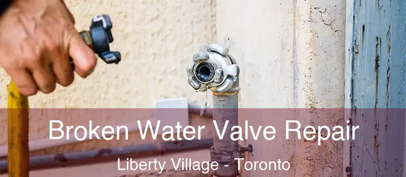 Broken Water Valve Repair Liberty Village - Toronto