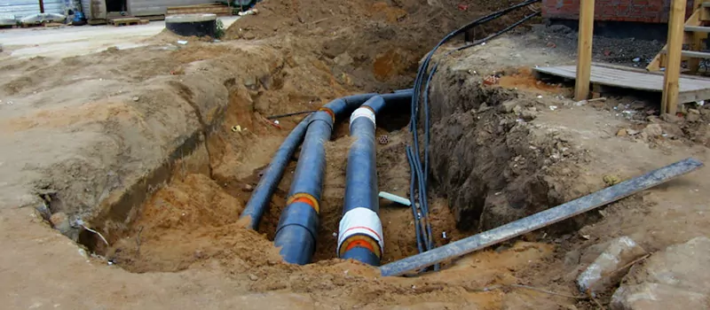 Main Water Line Installation in Liberty Village, Toronto