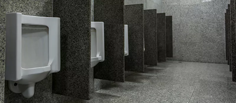Urinal Divider Installation in Liberty Village, Toronto