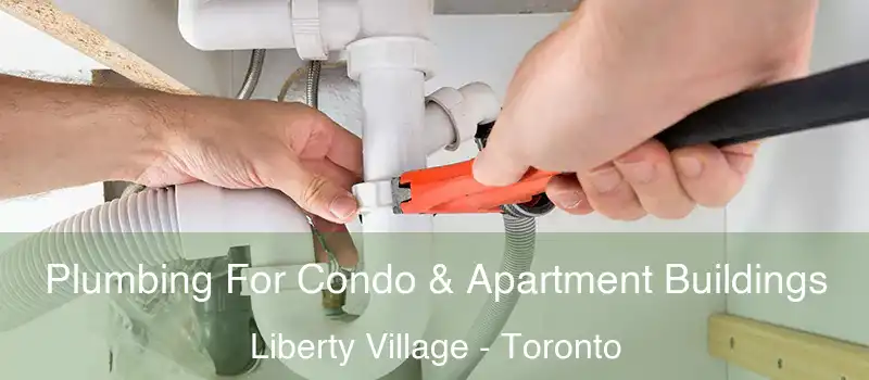  Plumbing For Condo & Apartment Buildings Liberty Village - Toronto